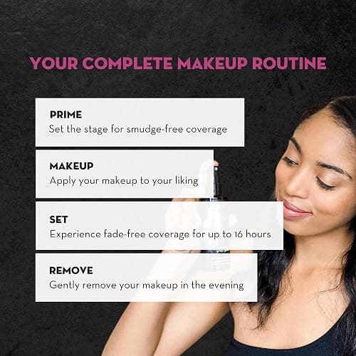 Skindinavia The Makeup Finishing Spray, Bridal Makeup Setting Spray, All-Day Wear, Long-Lasting Up to 16+ Hours, Heat-Resistant & Waterproof, Wedding Day, Bridal Shower Gift, 8.0 Oz thumbnail 9