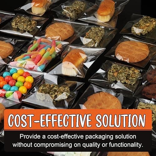 200Pcs Cookie Bags， Self Sealing Cellophane Bags 4x4 Inch, Resealable Treat Bag for Fresh Cookies, Candy, Gifts, and Party Favors thumbnail 7
