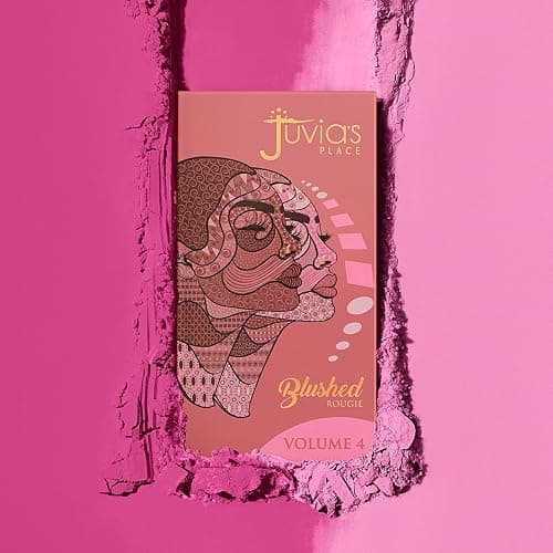Juvia's Place Blushed Duo Blush Volume4 - Two Tone Pigmented Buildable Pressed Mineral Powder - Rosy Natural Cheeks Matte Fresh Finish for All Skin Color thumbnail 6
