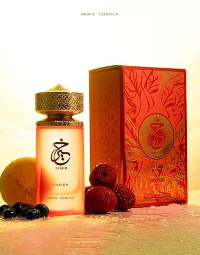 Paris Corner | Khair Fusion Lychee Perfume 3.4 Fl Oz | A Lychee Perfume Blending Fruity Notes of Lychee, Blackcurrant, and Red Apple with Floral Elegance for an Enchanting Aroma thumbnail 7