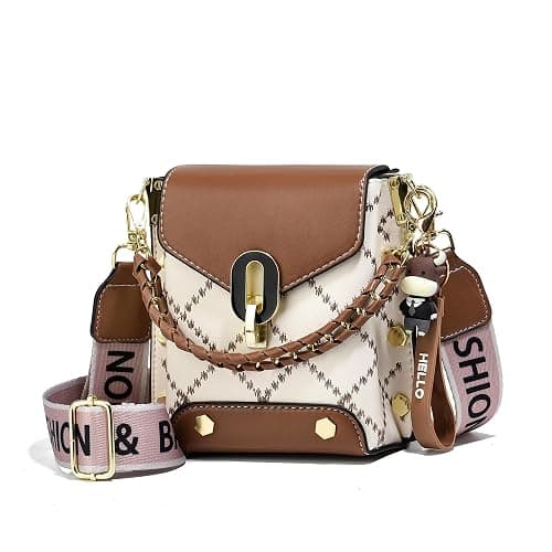 Xiaoyu Small Crossbody Bags for Women Fashion Cell Phone Purse Shoulder Handbags with Wide Strap - Image 1