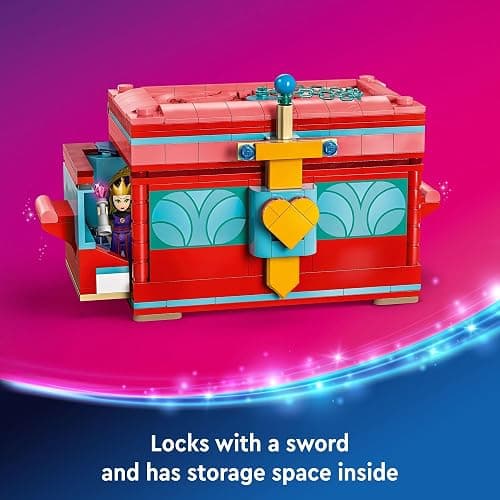 LEGO ǀ Disney Snow White’s Jewelry Box, Snow White and The Evil Queen Mini Doll Figures, Building Toy for Kids, Birthday Gift for 6 Years Old Girls and Boys, Play Disney Bracelet, 43276 thumbnail 4