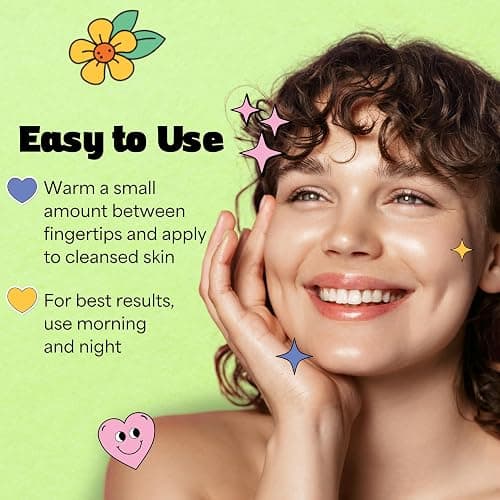 InstaNatural BESTIES Gentle Teen Gel Face Moisturizer | with Vitamin C, Hyaluronic Acid, Niacinamide for Hydration, Smoothness, Even Skintone | Simple Skincare for Healthy Skin (for All Skin Types) thumbnail 4