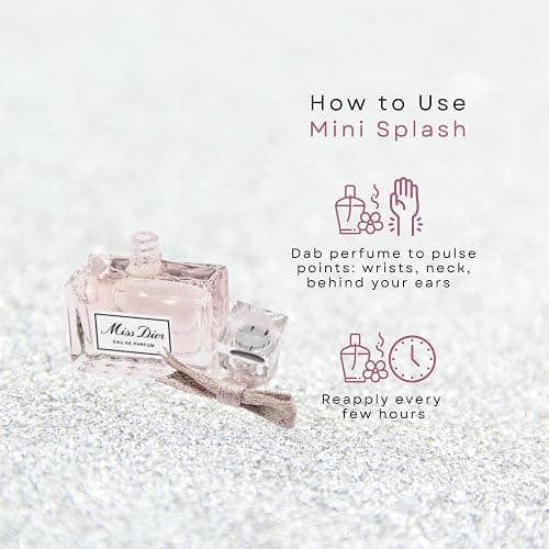 Miss Dior Eau de Parfum Mini Splash for Women, 0.17 Ounce thumbnail 4
