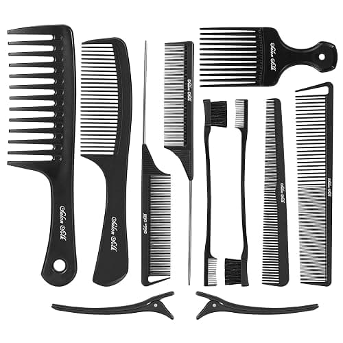 SalonSilk Professional Combs Set for Natural Black Curly Hair for Ladies - Image 1