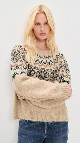 Z SUPPLY Women's Kenaby Fair Isle Sweater thumbnail 2