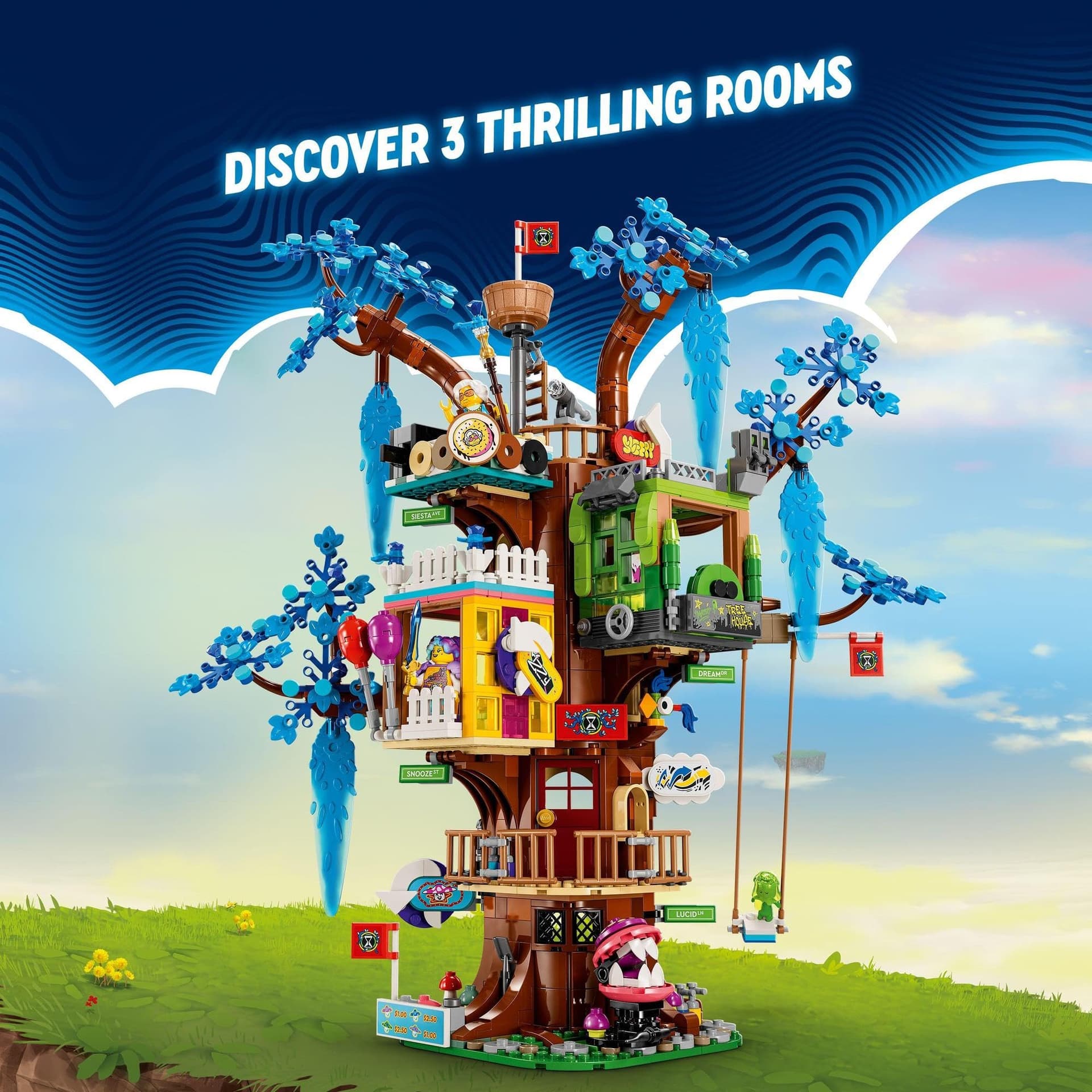 LEGO® DREAMZzz™ Fantastical Tree House 71461 Building Toy Set; Kids Aged 9+ Build The Model in 2 Different Modes thumbnail 3