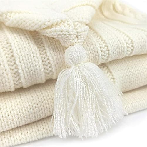 XMWEALTHY Newborn Baby Wrap Swaddle Blanket Knit Sleeping Bag Receiving Blankets Stroller Wrap for Baby(Black Grey) (0-6 Month) thumbnail 6
