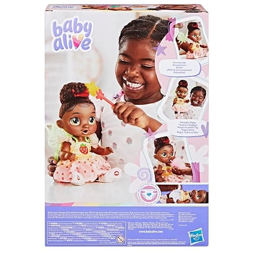 Baby Alive Fairy Fashions Berry Boo Doll with Clothes Accessories, Black Hair, 11 Inches, Kids Toys, Ages 3+ (Amazon Exclusive) thumbnail 13