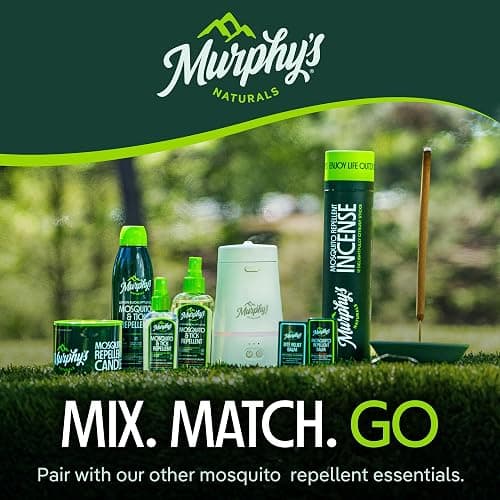 Murphy's Naturals Mosquito Dodger Zone Repellent, Outdoor Mosquito Spray, Essential Oils, 15-Foot Zone, Repels for 30 Hours, Refill Included. thumbnail 8
