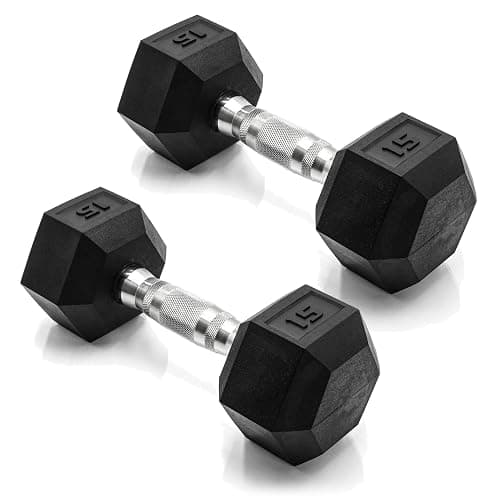 CAP Barbell Coated Hex Dumbbell Weight - Pairs | Multiple Options - Image 1