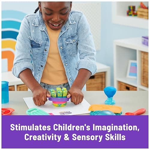 Kinetic Sand, Ultimate Sandisfying Set with 2lbs Play Sand (Pink, Yellow & Teal), 10 Tools & Molds, Sensory Toys, Holiday Gifts & Stocking Stuffers for Kids Ages 3 and up thumbnail 5