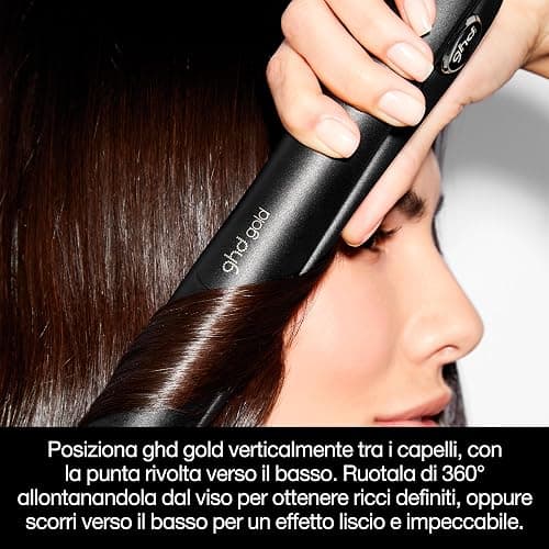 ghd Gold, Piastra Capelli Professionale per Piega Liscia e Mossa, Styler con Tecnologia Dual-Zone e Sensori Termici, Finish Morbido e Lucente da Salone, Cavo Girevole di 2.7 m thumbnail 4