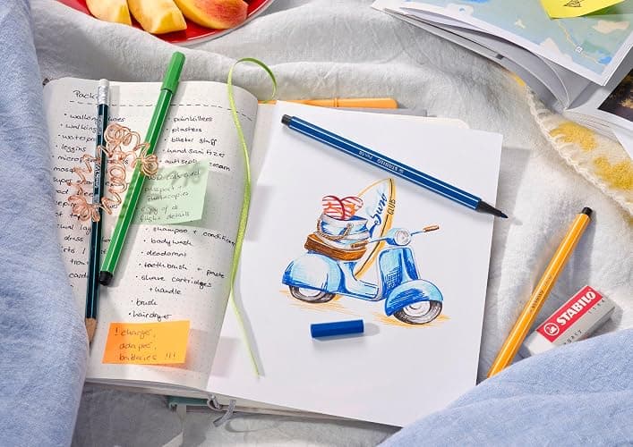 STABILO - Feutre de coloriage - Pen 68 ARTY - Etui carton x 30 feutres de coloriage adulte pointe moyenne - coloris assortis - gamme ARTY thumbnail 8