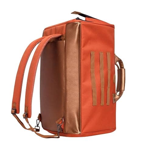 CABAIA - Sac de Voyage Duffle Adventurer Bogota 40L - Compatible Bagage Cabine 45x30x29 - Déperlant & Certifié Vegan - 2 Poches - Compartiment à Chaussures - Sac Week-End, Sac de Sport - Orange thumbnail 7