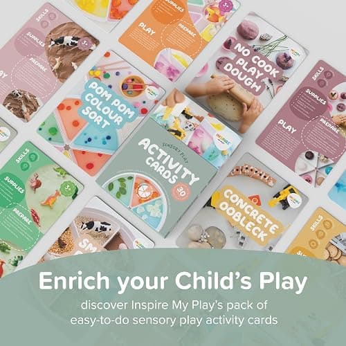 Inspire My Play Sensory Bin with Lid and Removable Storage Inserts - Sensory Bins for Toddler Crafts - Kids Sensory Toys for Autistic Children - Sensory Activities for Toddlers thumbnail 9