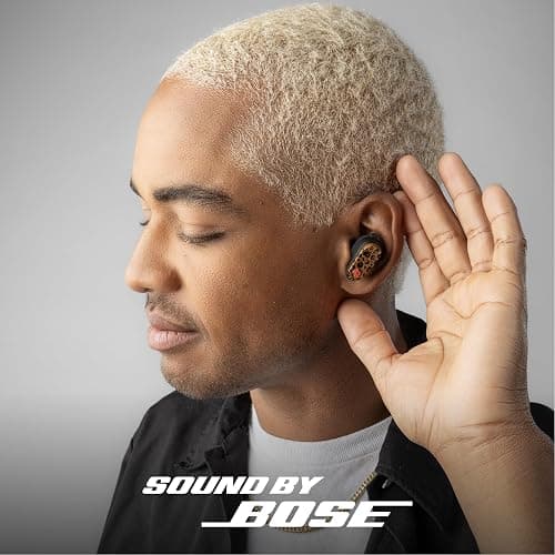 Skullcandy Method 360 ANC Wireless Earbuds with Sound by Bose - Leopard | In-Ear Fit, Premium Active Noise Cancellation, 40 Hours Battery, Sweat and Water Resistant, Microphone for iPhone Android thumbnail 2