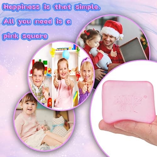 Stress Cube for Kid & Adults, Gel Filled Squishy Toys for Kids Stress Relief - High Density Squeeze Balls for Students Calming - Fidget Squishy Toys for Anxiety Relief thumbnail 6