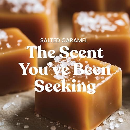 Yankee Candle Salted Caramel, Holiday Scented Candle, 22oz Large Jar with up to 150 Hour Burn Time, Giftable, Holidays thumbnail 3