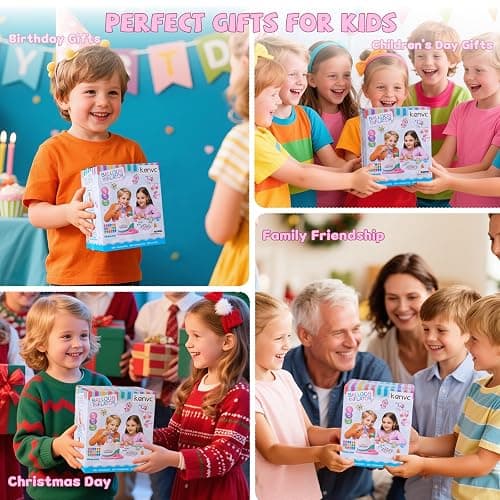 Kenvc DIY Balloon Animal Kit Toys, Craft Kits for Kids, Make Your Own Magic Balloon, Arts & Crafts for 3 4 5 6 7 8 9 10 11 12 Year Boys and Girls, DIY Creative Activity Birthday Gifts 3+ Ages thumbnail 7
