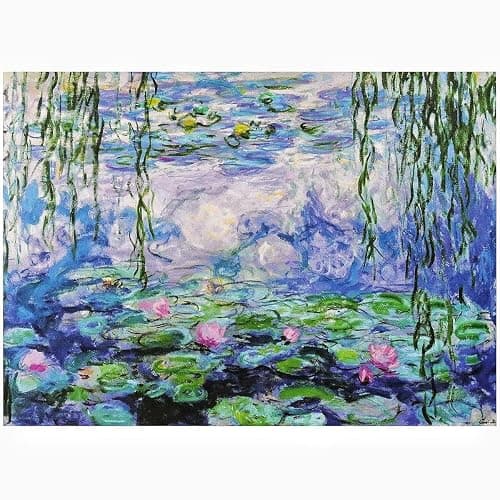 Moruska Water Lilies by Claude Monet Jigsaw Puzzle 1000 Piece Art Puzzles for Adults Museum Collection Famous Paintings thumbnail 3