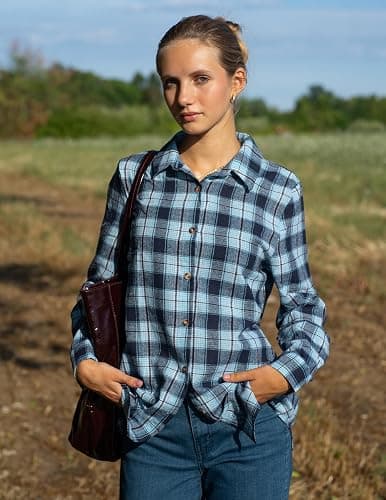 Zeagoo Flannel Shirt Plaid Shirts thumbnail 4