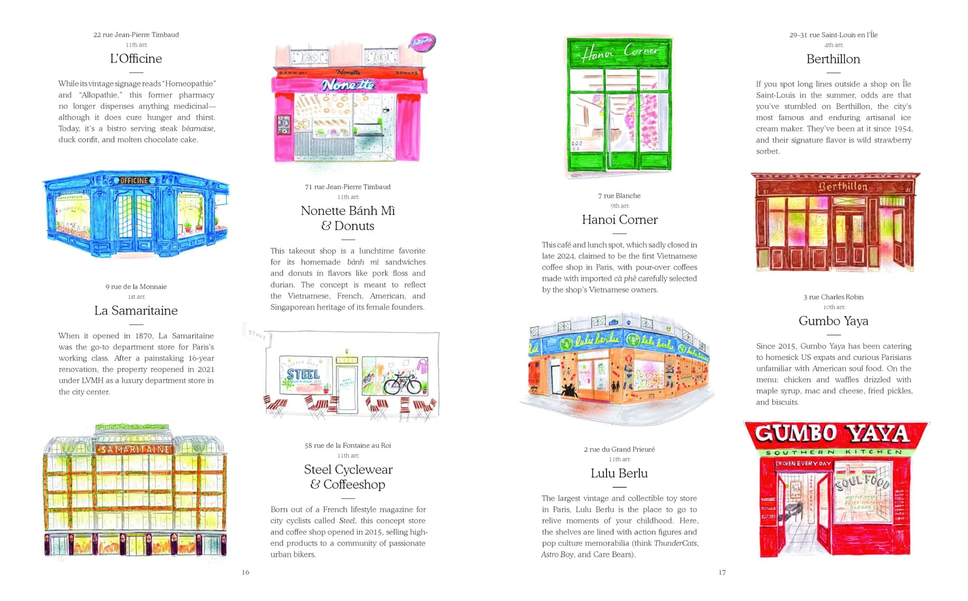 Paris Shopfronts: Illustrations of the City's Best-Loved Boutiques, Brasseries, Bars and More thumbnail 2