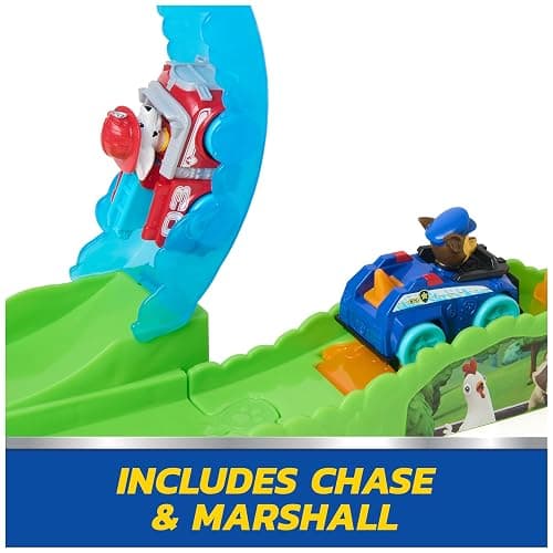 PAW Patrol Pup Squad Rescue Loop, Track Playset with Chase & Marshall Pup Squad Toy Cars & Vehicle Launcher, Kids Toys for Boys & Girls Ages 3 and Up thumbnail 4