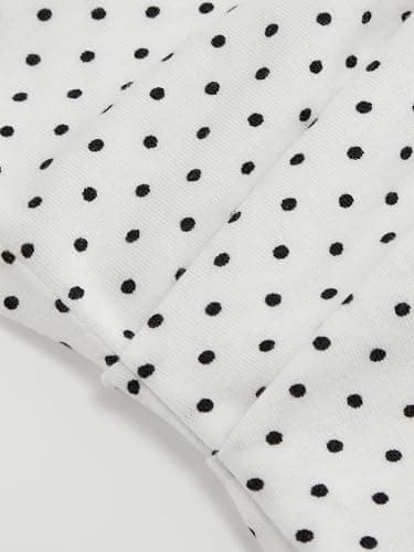 CIDER Women's Polka Dot Top Going Out Crop Tank Tops Boat Neck Ruched Summer Tops Trendy Cute Y2K Outfits thumbnail 3