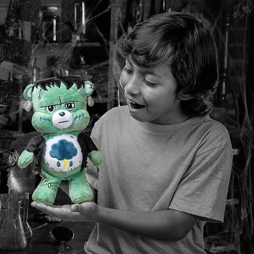 Care Bears Universal Monsters 9" Fun Size Plush - Grumpy as Frankenstein - Soft, Huggable Plushie, Stuffed Animal for Girls and Boys, Ages 4+ thumbnail 2