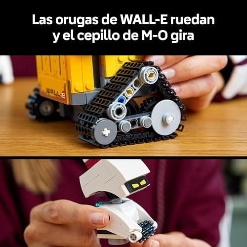 LEGO | Disney Pixar Wall-E y Eve - Kit de Maquetas para Adultos - Robots de Ladrillos con Figuras de M-O y HAL - Decoración para el Hogar - Regalo Coleccionable para Fans de la Película 43279 thumbnail 8