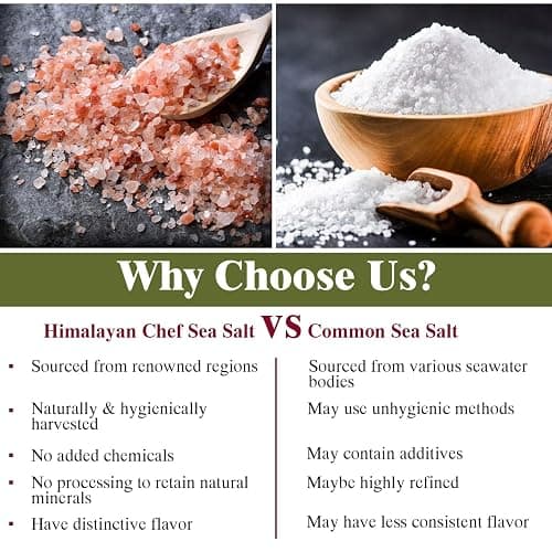 Himalayan Chef Pink Himalayan Salt Fine Grain, 5 lbs Plastic Jar - Pure, Natural, Kosher, Non-GMO, Mineral-Rich, for Cooking, Seasoning, Baking, Table Use thumbnail 7
