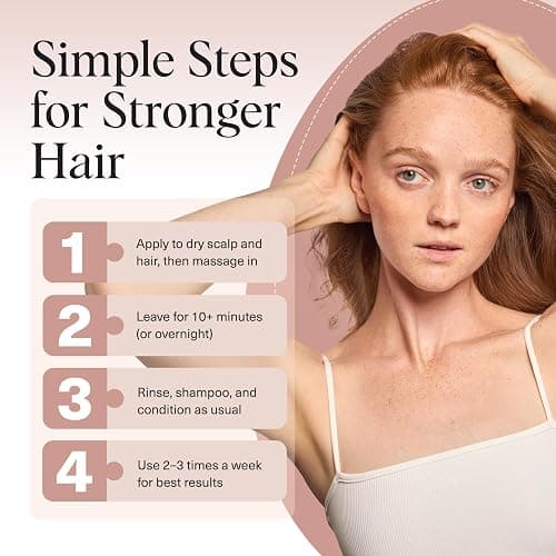 Kitsch Rosemary Oil Pre-Wash Strengthening Hair Oil with Castor, Biotin, Jojoba, Lavender Scent, 60ml thumbnail 6