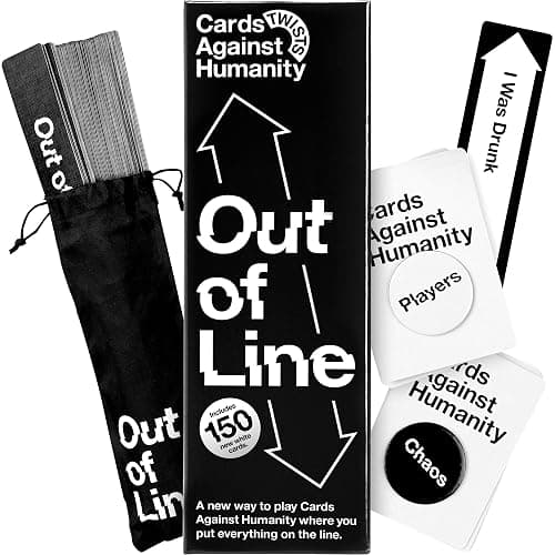 Cards Against Humanity: Out of Line • A New Twist on The Classic Adult Party Game • New Expansion, Plus a Whole New Way to Play Where You Rank Cards on Spectrums - Image 1