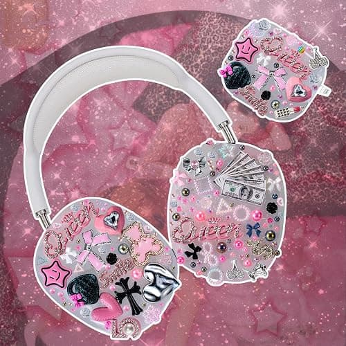 XHYMIA Junk Case Charms Kit, Junk Phone Case with Big Charms, Nail Bow Pearl Flatback Resin Charm for DIY Crafts thumbnail 7