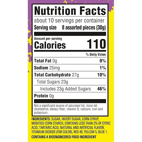 SOUR PATCH KIDS Fruits Mix Soft & Chewy Gummy Candy, Share Size, 11.03 oz thumbnail 2