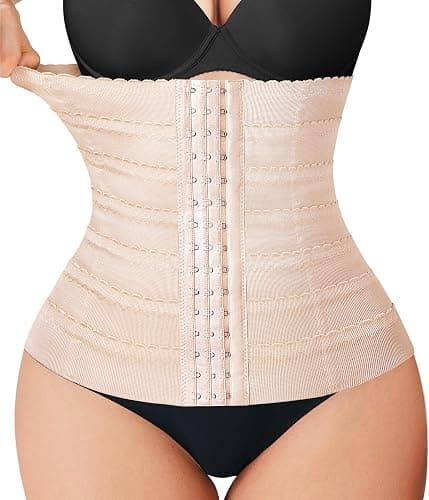 Nebility Womens' Waist Trainer Tummy Control Waist Cincher Slim Body Shaper - Image 1