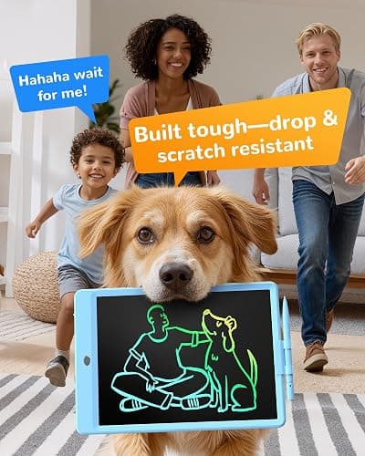 KOKODI LCD Writing Tablet, Gifts for 3 Years Old Boys and Girls，10 Inch Colorful Doodle Board Drawing Tablet, Erasable Reusable Electronic Drawing Pads, Educational and Learning Toys for Kids thumbnail 8
