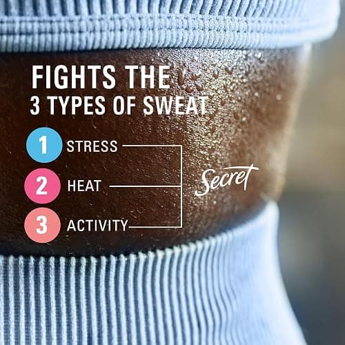 Secret Clinical Strength Invisible Solid Antiperspirant Deodorant for Women, 100HR Sweat & Odor Protection, 3X Stress Protection with Hyaluronic Acid, PH Balanced, Completely Clean Scent, 2.6 oz thumbnail 2