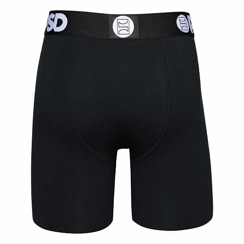 PSD Underwear Mens Boxer Briefs - Solid Basics, Standard Length Pack & Singles, Soft & Breathable Boxer Briefs for Men thumbnail 6
