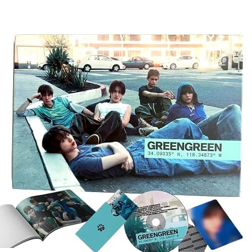 CORTIS GREENGREEN 2nd EP Album [STREET Ver.] Photobook + CD + Photocard + Scratch Card + Sticker + Magnet (REDRED) - Image 1