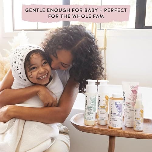 The Honest Company 2-in-1 Cleansing Shampoo and Body Wash for Sensitive Skin, Gentle Tear-Free Hypoallergenic Baby Wash with Naturally Derived Ingredients, Fragrance-Free, 10 fl oz thumbnail 4