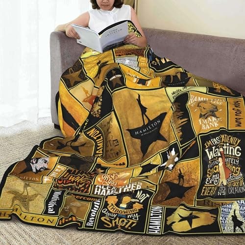 Musical Blanket Musical Throw Blanket Warm Ultra Soft Flannel Blanket Living Room Bedroom Sofa Decoration 50"X40" thumbnail 7