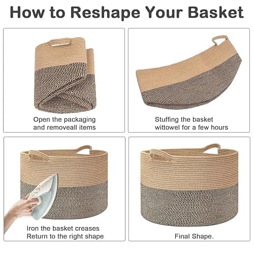 Large Basket for Blankets thumbnail 8