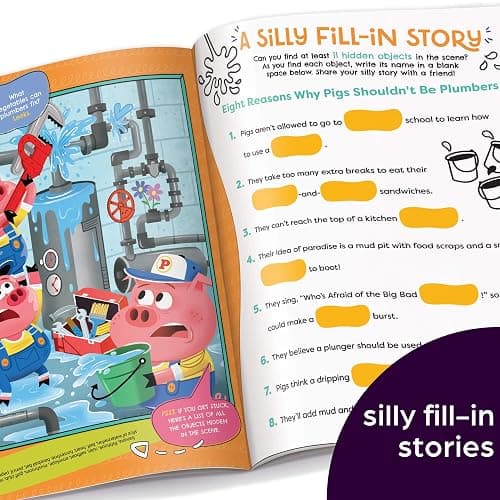 Silliest Hidden Pictures Puzzles Ever: Search-and-Find Book for Kids 6 and Up with Over 1,000 Hidden Objects, Road Trip Games, Silly Jokes and Wacky ... for Hours of Fun (Highlights Hidden Pictures) thumbnail 6