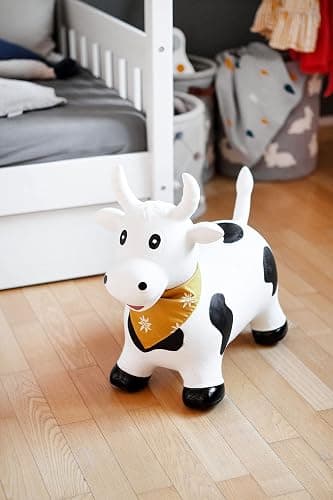 Kindsgut Bouncy Animal Hopper Cow for Children, Designed in Germany, Playful and Modern Colors, air Pump Included, Indoors and Outdoors thumbnail 8
