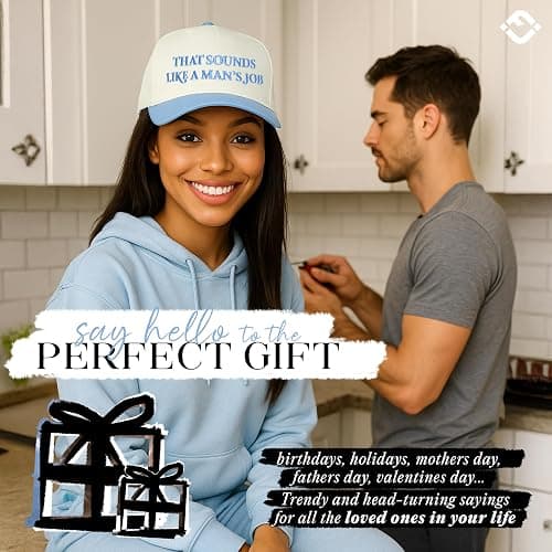 Funky Junque Vintage Canvas Snapback Hat - Adjustable 2 Tone Cap for Men Women - Put It On My, Cowboy, Girl Dad, Funny thumbnail 9