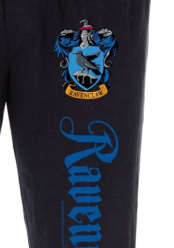 Harry Potter Men's House Crest Pajama Pants - Gryffindor, Slytherin, Ravenclaw, Hufflepuff, Hogwarts thumbnail 3
