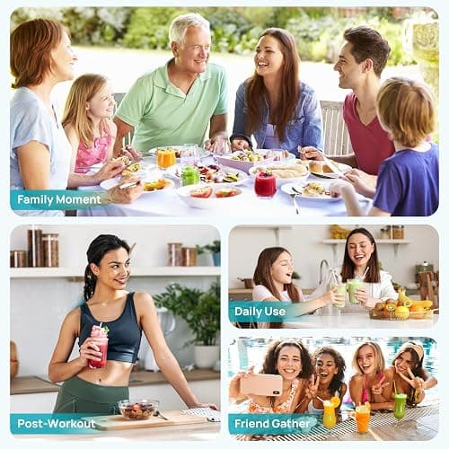 Rellytech Slushie Machine for Home - No Ice Needed Slushy Maker Ice Cream Maker, Professional Frozen Drink Maker, Auto Self-Cleaning, 6 Preset Programs, Frozen Margaritas, Frappés, Milkshake thumbnail 9