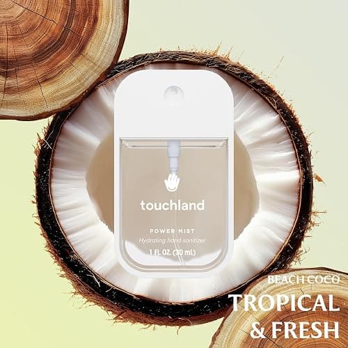 Touchland Power Mist Hydrating Hand Sanitizer Spray, TROPICAL Trio Set (Mango Passion, Beach Coco, Watermelon), 1 FL. OZ. Travel Size (Set of 3) thumbnail 5